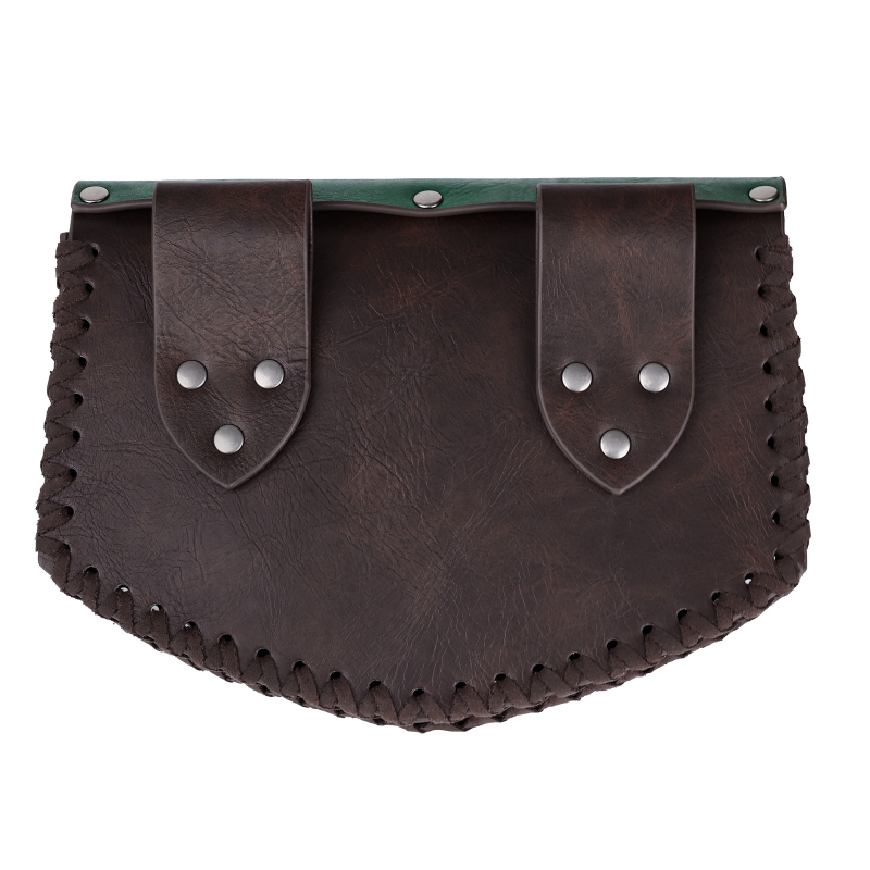 Cosplay kellék: Középkori leveles táska Skandináv Viking stílusban. Márka: Hai fane; Készleten; Felnőtteknek; Megjelenés: 2025 tél.