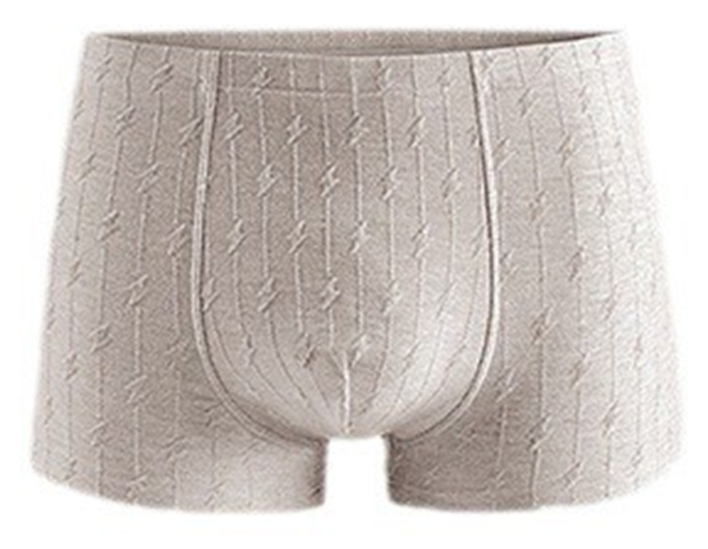 Boxeri pentru bărbați, talie medie, uscare rapidă, 90–95% bumbac, țesătură Jacquard, antibacterian