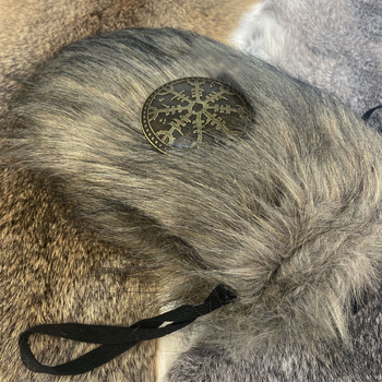 Srednjovjekovna torba od umjetne dlake - nordijski Viking stil, retro cosplay rekvizita, marka Hai fane, za odrasle, proljeće 2025