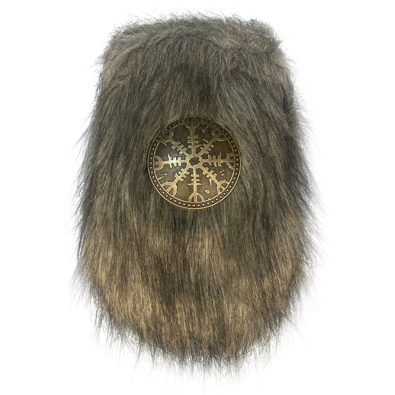 Srednjovjekovna torba od umjetne dlake - nordijski Viking stil, retro cosplay rekvizita, marka Hai fane, za odrasle, proljeće 2025