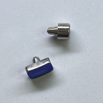 Laikrodžio korpuso priedai: mygtukai, apvalūs arba kvadratiniai, 2 maišelių rinkinys, modelis ANJIAN, 2025 m. ruduo