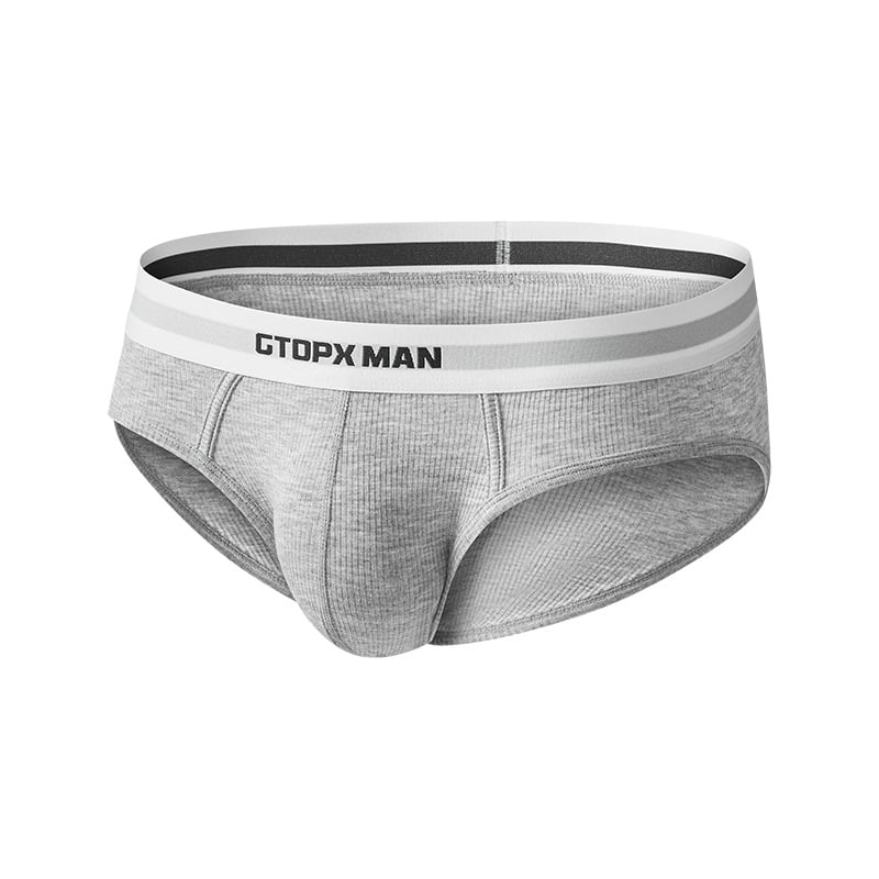 Gtopx Man muške briefs s U-oblikom, niskim strukom, ljetni sportski, upijaju znoj, tanki