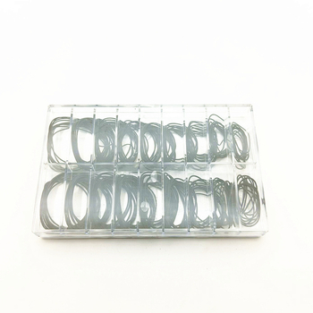 Set de accesorii pentru repararea ceasurilor – garnituri pentru capacul din spate, garnitură pentru capacul inferior, inel circular etanș, inel de cauciuc împotriva prafului; 1 set, greutate netă 0,04, pentru întreținere în telecomunicații