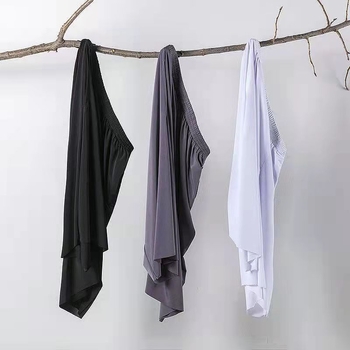 Vyriški Ice Silk šortai – laisvas kirpimas, greitai džiūstantis poliesteris, 5 punktų ilgis, Korėjietiškas stilius