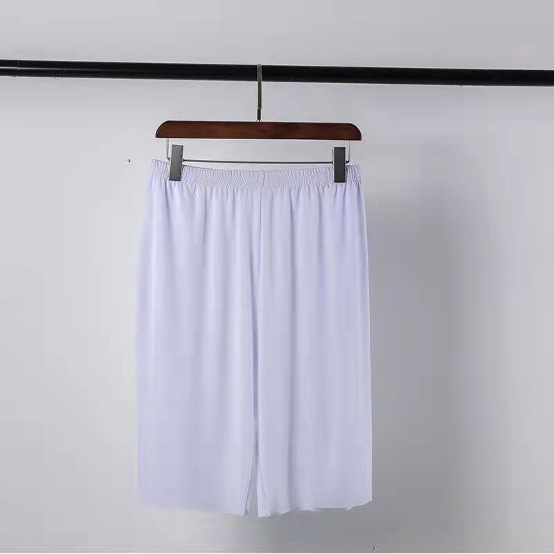 Vyriški Ice Silk šortai – laisvas kirpimas, greitai džiūstantis poliesteris, 5 punktų ilgis, Korėjietiškas stilius