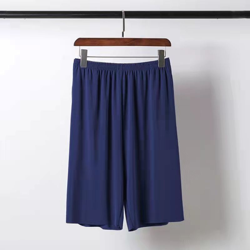 Vyriški Ice Silk šortai – laisvas kirpimas, greitai džiūstantis poliesteris, 5 punktų ilgis, Korėjietiškas stilius