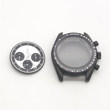 Nerūdijančio plieno VK63 laikrodžio korpusas su ciferblatu ir rodyklėmis, trys subdial'ai
