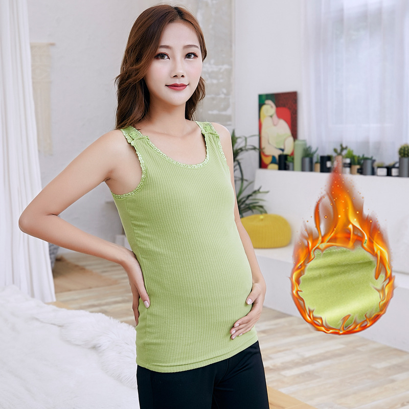 Žiemos maitinančios liemenės motinystei, su fliso įdaila, be rankovių, vienalytė spalva, medvilnė 91%