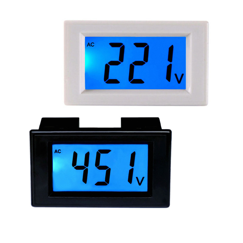 AC skaitmeninis voltmetras, modelis D85-120; matavimo diapazonas 80–500 V; įėjimo/išėjimo įtampa 80–500 V; aplinkos temperatūra 0–50 °C; matavimo tikslumas 1%