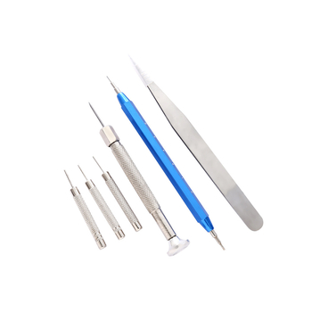 Laikrodžių remonto įrankių rinkinys 144 vnt. su galinio dangtelio atidarymo įrankiu, apyrankės atjungikliu ir korpuso atidarytuvu (Prekės ženklas Yu Dai, chromo vanadžio plienas, 0,55 kg, namų ūkio naudojimui)