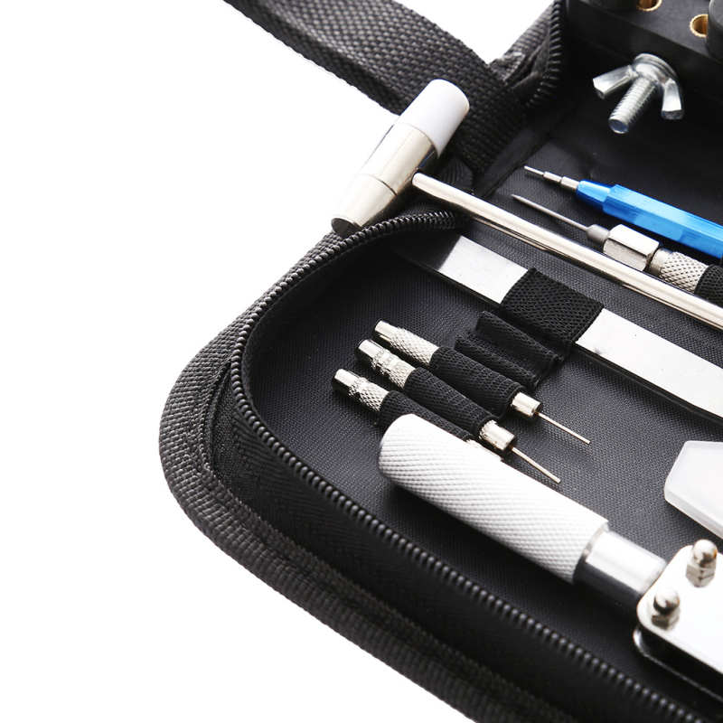 Laikrodžių remonto įrankių rinkinys 144 vnt. su galinio dangtelio atidarymo įrankiu, apyrankės atjungikliu ir korpuso atidarytuvu (Prekės ženklas Yu Dai, chromo vanadžio plienas, 0,55 kg, namų ūkio naudojimui)