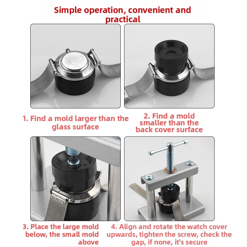Εργαλείο πίεσης θήκης ρολογιού για πίεση του πίσω καλύμματος σε quartz ρολόγια – αντικατάσταση μπαταρίας, επισκευή και εγκατάσταση (Χειμώνας 2025)