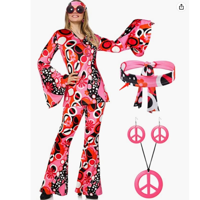 Ženski set topa i hlača s 3D efektom printa, ulični hipster stil, poliester s elastanom (70–80% poliester, <30% elastan)