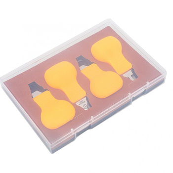 Laikrodžių remonto įrankis, nerūdijantis plienas, moliūgo formos atidarymo peilis, 4 dalių rinkinys, galinio dangtelio atidarytuvas