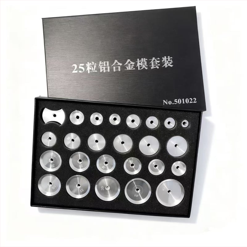 Laikrodžių remontui skirtas komplektas su aliuminio lydinio forma, 1 rinkinys, nacionalinės sistemos formatas, namų naudojimui