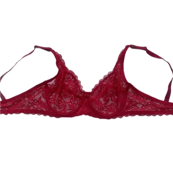 Liemenėlė su įtvarais (labai plonas formuojamas puodeliai, 3/4 puodeliai, nuimamos dvigubos petnešos, nėrinių siuvinėjimas)