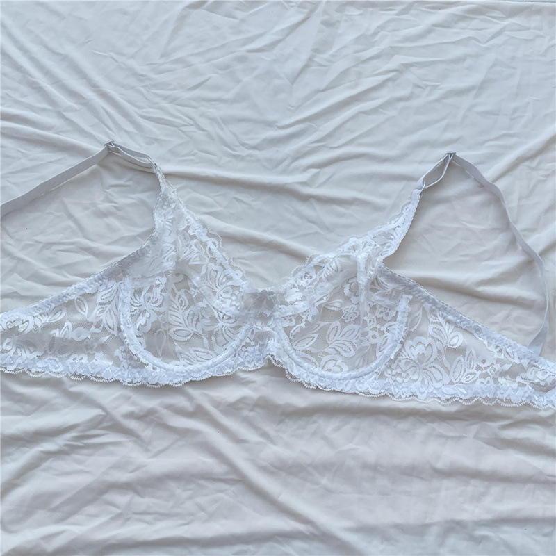 Liemenėlė su įtvarais (labai plonas formuojamas puodeliai, 3/4 puodeliai, nuimamos dvigubos petnešos, nėrinių siuvinėjimas)