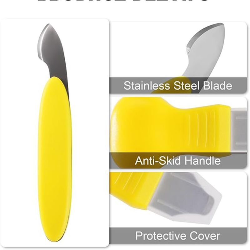 Laikrodžio galinio dangtelio atidarymo įrankių rinkinys, 4 dalys, iš plastiko + anglies plieno, namų laikrodžių remontui ir baterijų keitimui