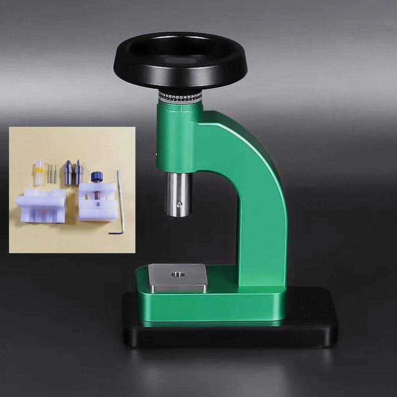 6175A Pasaulio laikrodžio remonto priemonė – Daugiaciklinė dangtelio uždarymo, užpakalinio dangtelio atidarymo ir laikrodžio grandinės surinkimo įranga, viskas viename; legetuotas plienas; 9 komplektai; grynoji masė 2,5 kg; skirta telekomunikacijų priežiūr