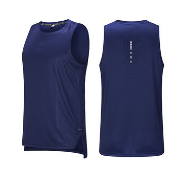 Ανδρικό αθλητικό γιλέκο — πολυεστέρας, γρήγορο στέγνωμα, χωρίς μανίκια, για τρέξιμο, καλοκαίρι