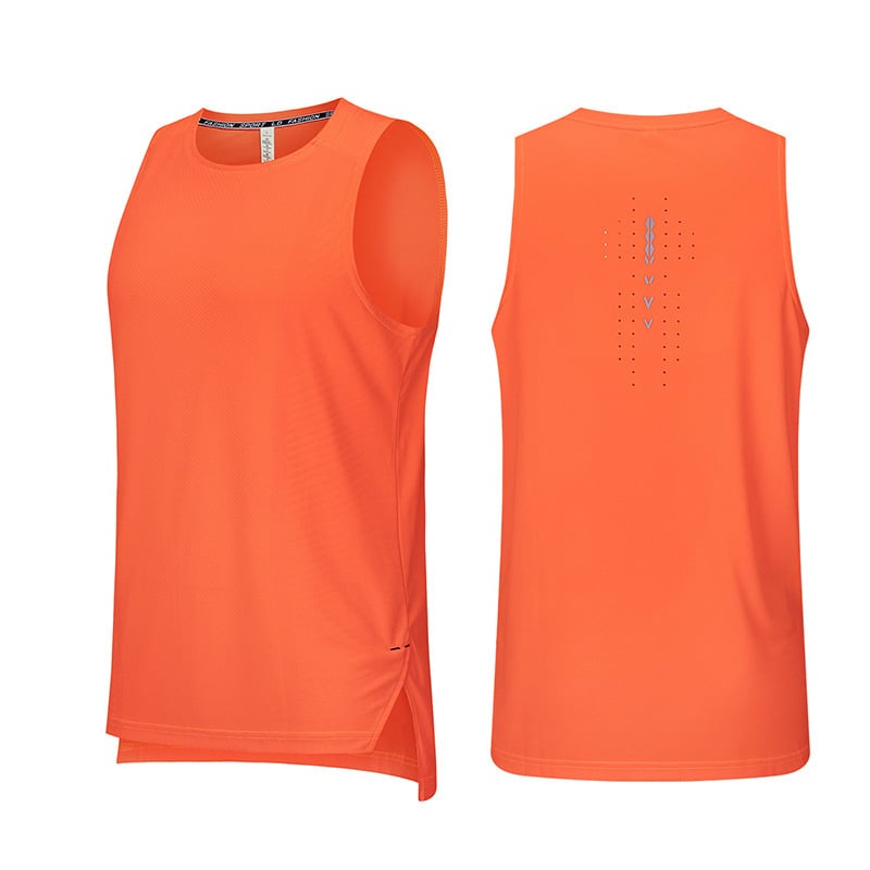 Ανδρικό αθλητικό γιλέκο — πολυεστέρας, γρήγορο στέγνωμα, χωρίς μανίκια, για τρέξιμο, καλοκαίρι