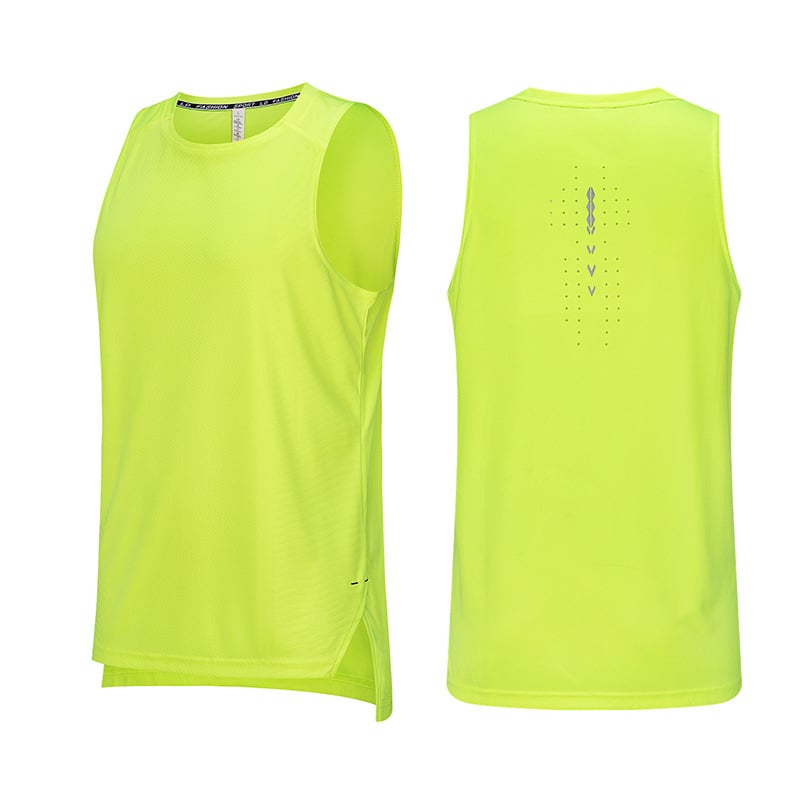 Ανδρικό αθλητικό γιλέκο — πολυεστέρας, γρήγορο στέγνωμα, χωρίς μανίκια, για τρέξιμο, καλοκαίρι