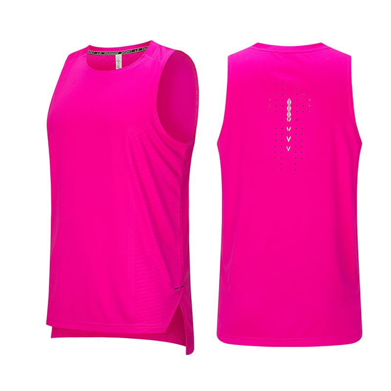 Ανδρικό αθλητικό γιλέκο — πολυεστέρας, γρήγορο στέγνωμα, χωρίς μανίκια, για τρέξιμο, καλοκαίρι