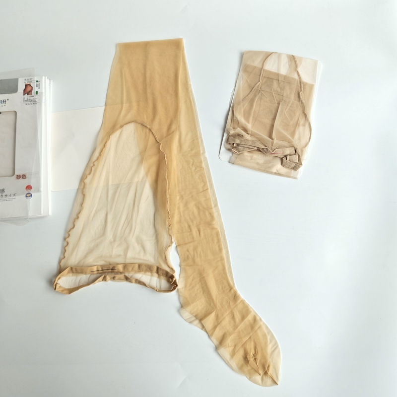 Hua Muyan H123 XXXL ultra tanke najlon čarape s T-crotch, prozirne, veličina 175–195 cm