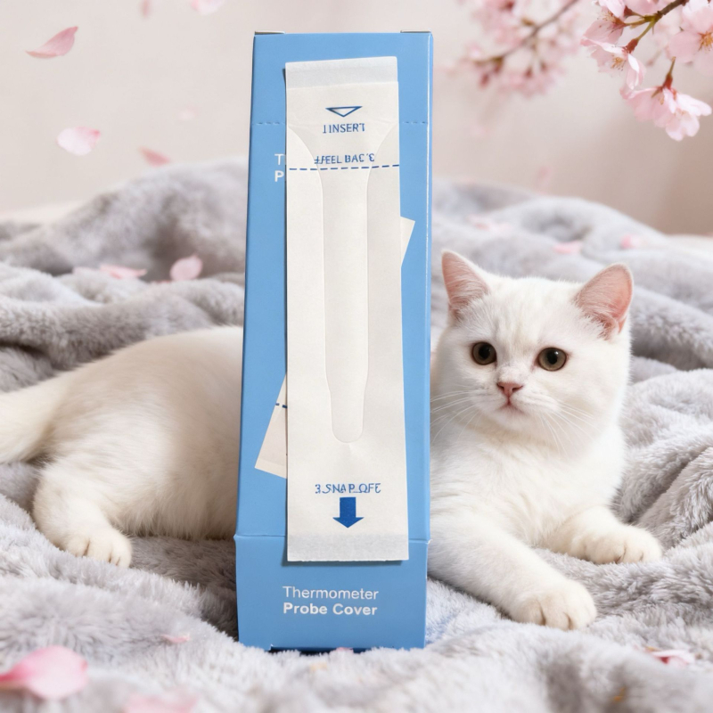 Vienkartinis gyvsidabrio termometro gaubtas burnos ir tiesiosios žarnos naudojimui (kūdikiai ir namų augintiniai)