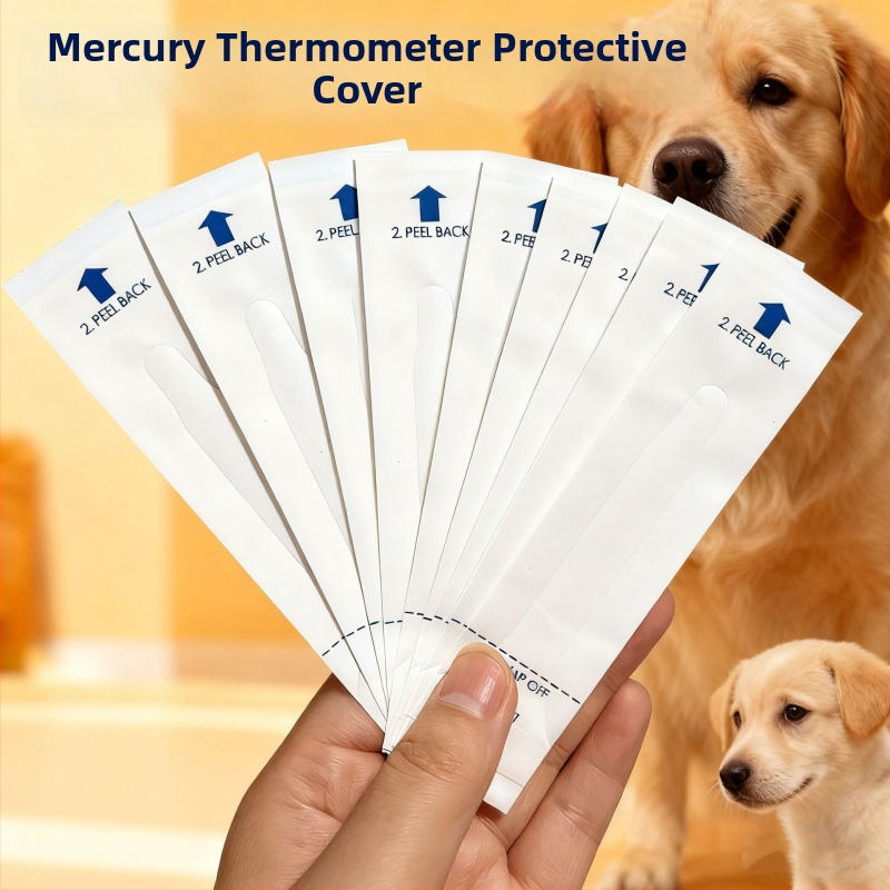 Vienkartinis gyvsidabrio termometro gaubtas burnos ir tiesiosios žarnos naudojimui (kūdikiai ir namų augintiniai)