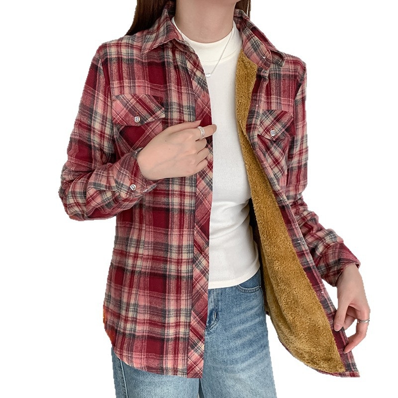 Poliesteriniai marškiniai su patchwork raštu, kasdienis stilius, ilgos rankovės, siauras siluetas