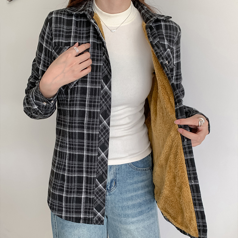 Poliesteriniai marškiniai su patchwork raštu, kasdienis stilius, ilgos rankovės, siauras siluetas