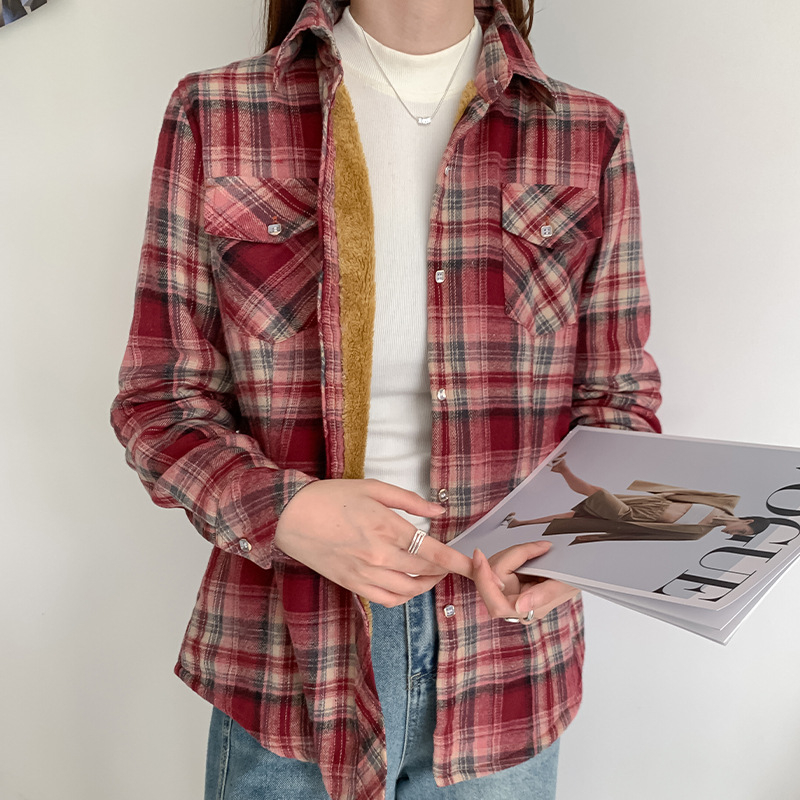 Poliesteriniai marškiniai su patchwork raštu, kasdienis stilius, ilgos rankovės, siauras siluetas