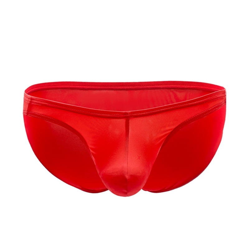 Muške gaćice tip briefs s U-oblikom džepa, niska struka, prozračan najlon pleteni materijal (80–90% najlona)