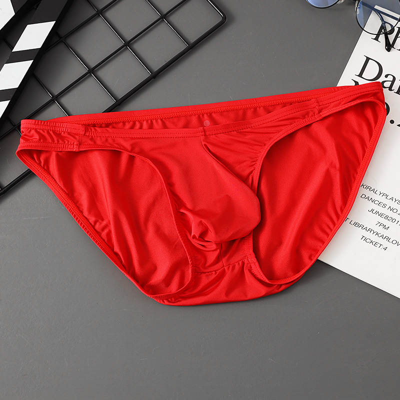 Muške gaćice tip briefs s U-oblikom džepa, niska struka, prozračan najlon pleteni materijal (80–90% najlona)