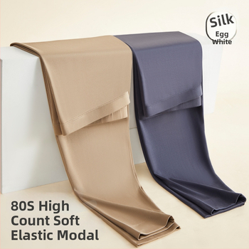 Pánske termo nohavice z Modal, tenké, štíhly strih; 91% Modal, 9% Spandex; jednovrstvé; udržiavajú teplo.