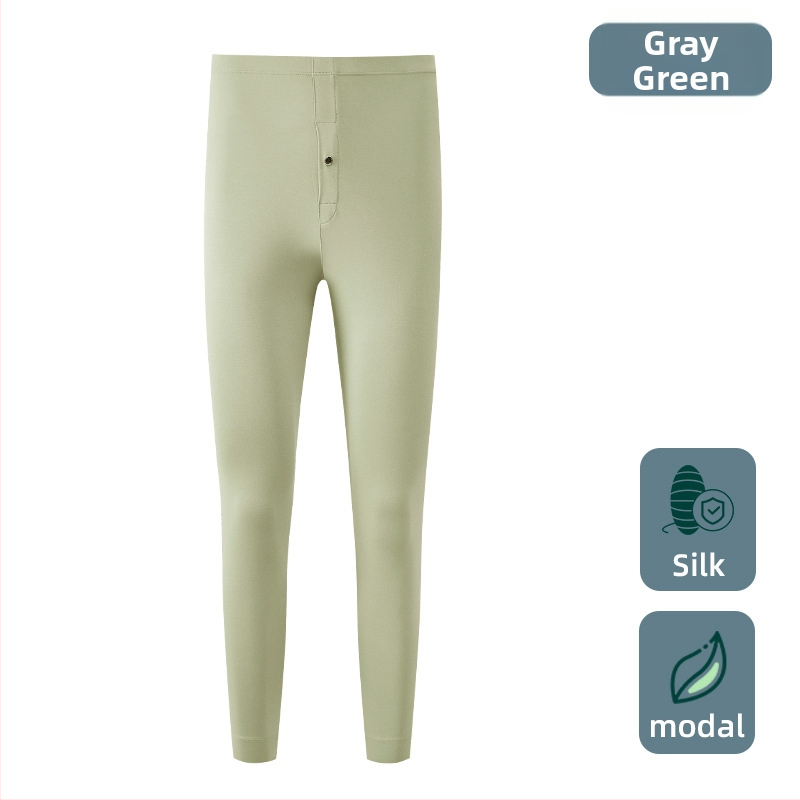 Pánske termo nohavice z Modal, tenké, štíhly strih; 91% Modal, 9% Spandex; jednovrstvé; udržiavajú teplo.