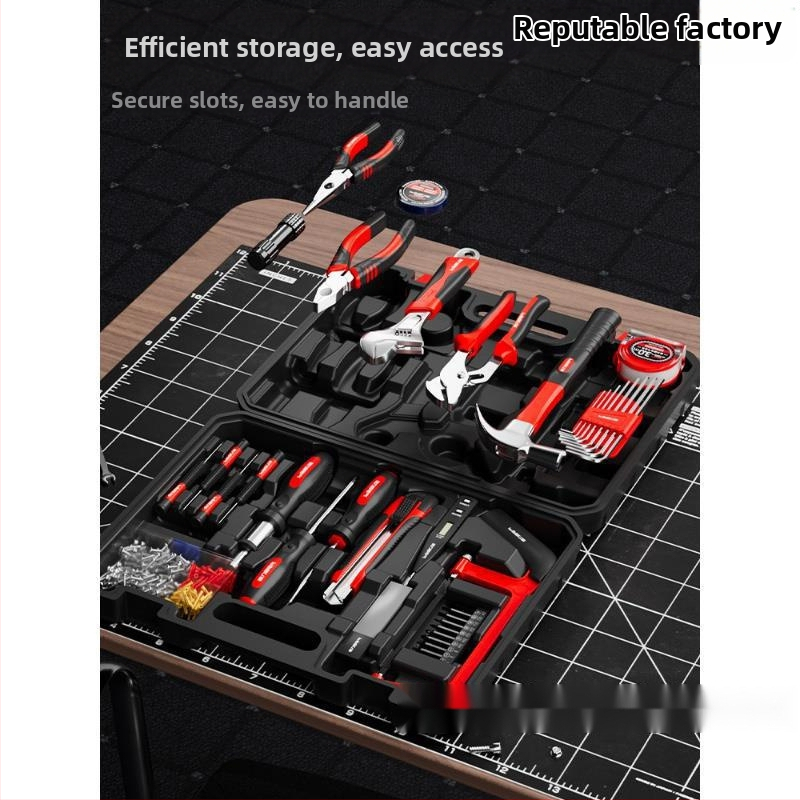 Namų remonto elektros ir santechnikos įrankių rinkinys; elektrikio ir staliaus derinys; pilnas įrankių rinkinys; Modelis Dlxdqgjtz001; Prekės kodas 847621988649; Medžiaga: Derinys