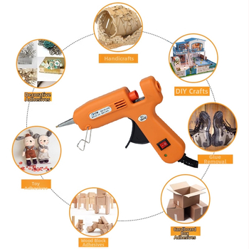 Class 18 40W klijų pistoleto su siauru antgaliu, su klijų lazdelėmis, 1,5 mm antgalis, rankinis anti-drift