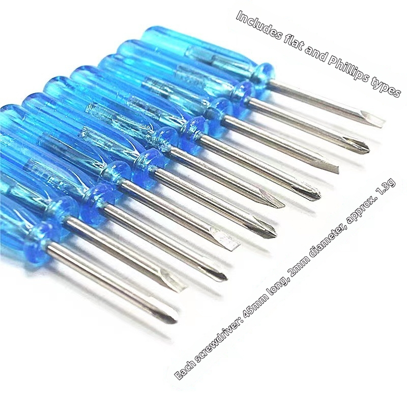 Отвертка с кръстовидна глава, стоманено тяло, пластмасова ръкохватка, немагнитна — Lu Xiaoban Collection