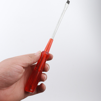 Magnetinis atsuktuvas su kryžmine ir plokščia galva, skaidrus rankena, 45# plienas