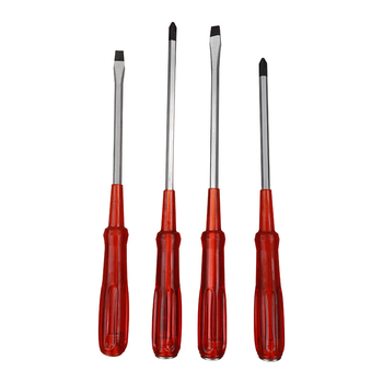 Magnetinis atsuktuvas su kryžmine ir plokščia galva, skaidrus rankena, 45# plienas