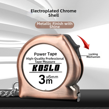 Κλειδοθήκη με μετροταινία, ρετρό καρτούν σχέδιο, ατσάλινος χάρακας, συμπαγής σχεδιασμός