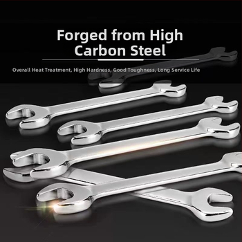 Dvigubos galvos atvirų galų veržliaraktis automobilių remontui, aukšto anglies plienas, paviršiaus apdirbimas: peržiūrėkite detales, prekės numeris ALQ5QW3514RRWQ