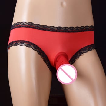 Meeste pitsilised võrg aluspesu sõlmega, madal vöökoht, nailon, 80–90% nailon