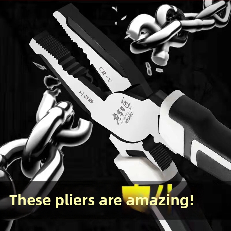 Elektrické kliešte, viacúčelové excentrické kliešte, priemer rezu 8 mm, dĺžka hlavy 105 mm, séria Old plier