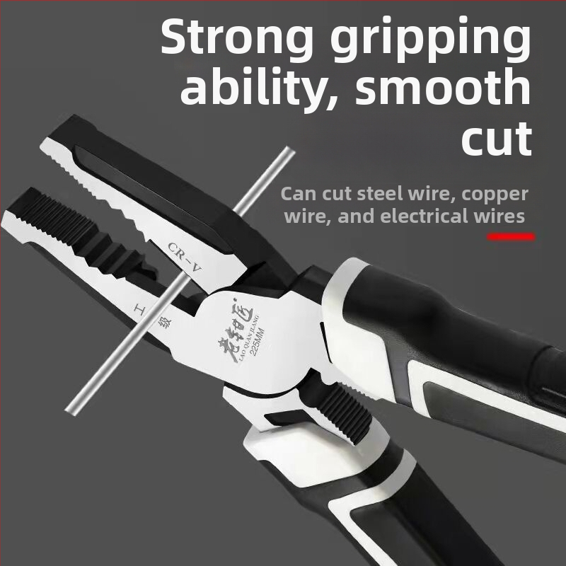 Elektrické kliešte, viacúčelové excentrické kliešte, priemer rezu 8 mm, dĺžka hlavy 105 mm, séria Old plier