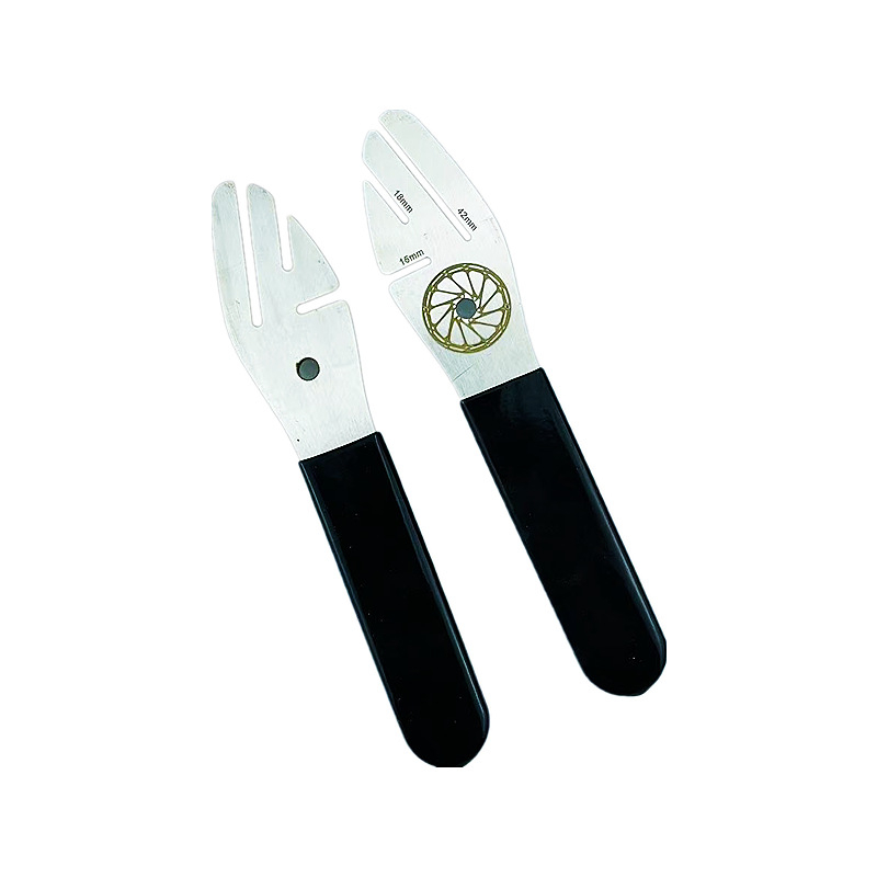 Kompaktni ključ za poravnavanje disknih kočnica bicikla, nehrđajući čelik