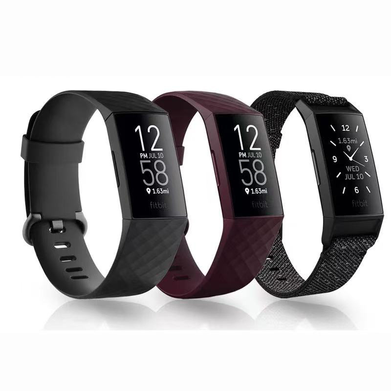 Έξυπνο ρολόι για Fitbit Charge 4 — AMOLED οθόνη, παρακολούθηση καρδιακών παλμών, μέτρηση βημάτων, μαγνητική φόρτιση, αδιάβροχο για καθημερινή χρήση