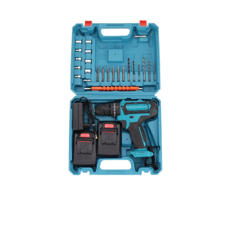 Pisztoly markolatú akkumulátoros ütvefúró, Li-ion akkumulátor, 10 mm tokmány, lépés nélküli sebességszabályozás, 220 V-os működés